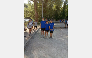 EQUIPE JEUNES ECOLE DE PETANQUE CASTEL PETANQUE
