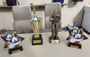 Les beaux Trophées pour les valeureux finalistes