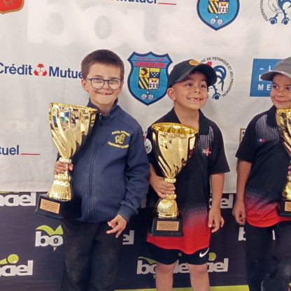 championnat benjamin triplette