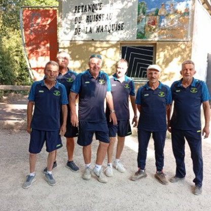 EQUIPE 2 SENIORS OPEN - YVES, PHILIPPE, ERIC, ALAIN, LOUIS ET GILLES